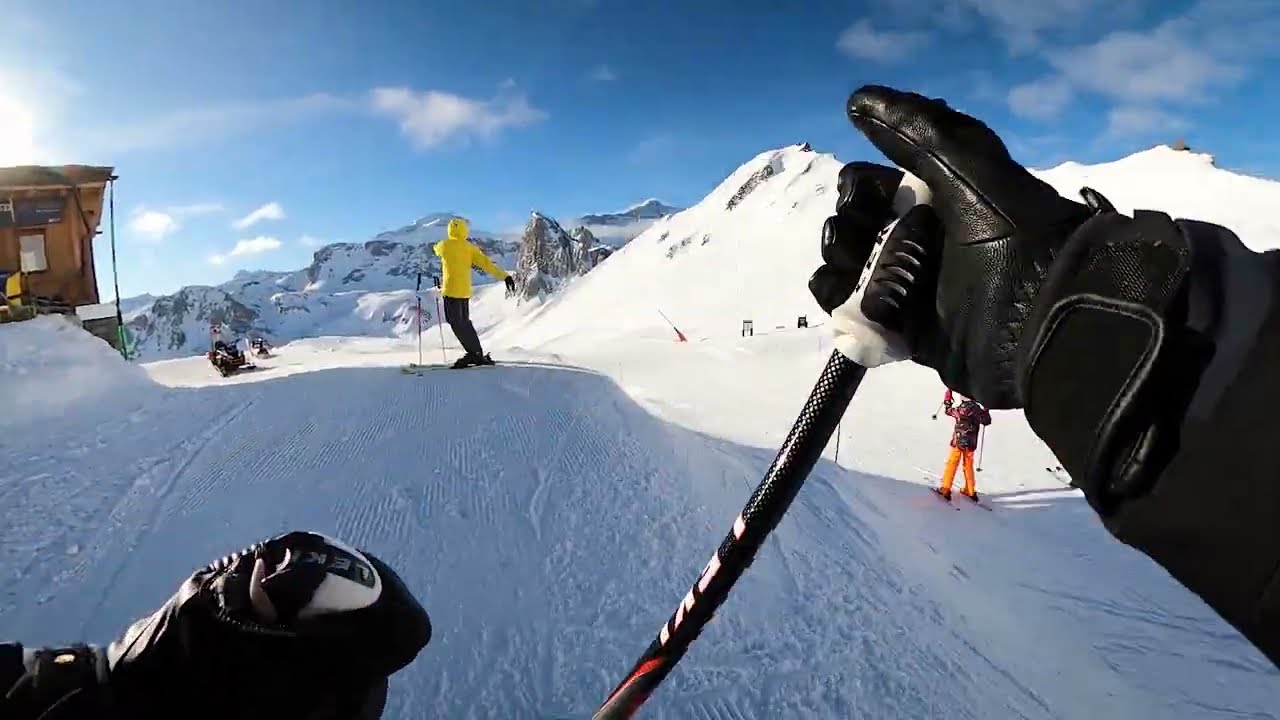 Tignes Val d'Isère relax ski asmr,  including Vallée Perdue