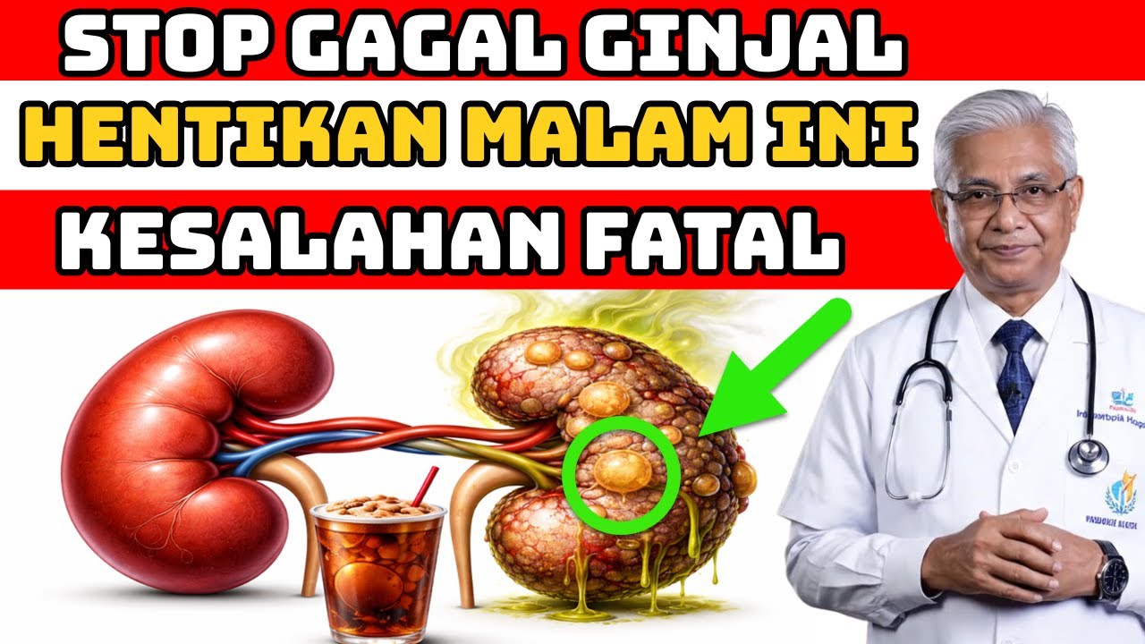 DIKIRA SEHAT, TERNYATA RACUN! 😭 3 Minuman Malam yang Bikin Ginjal Cepat Jebol