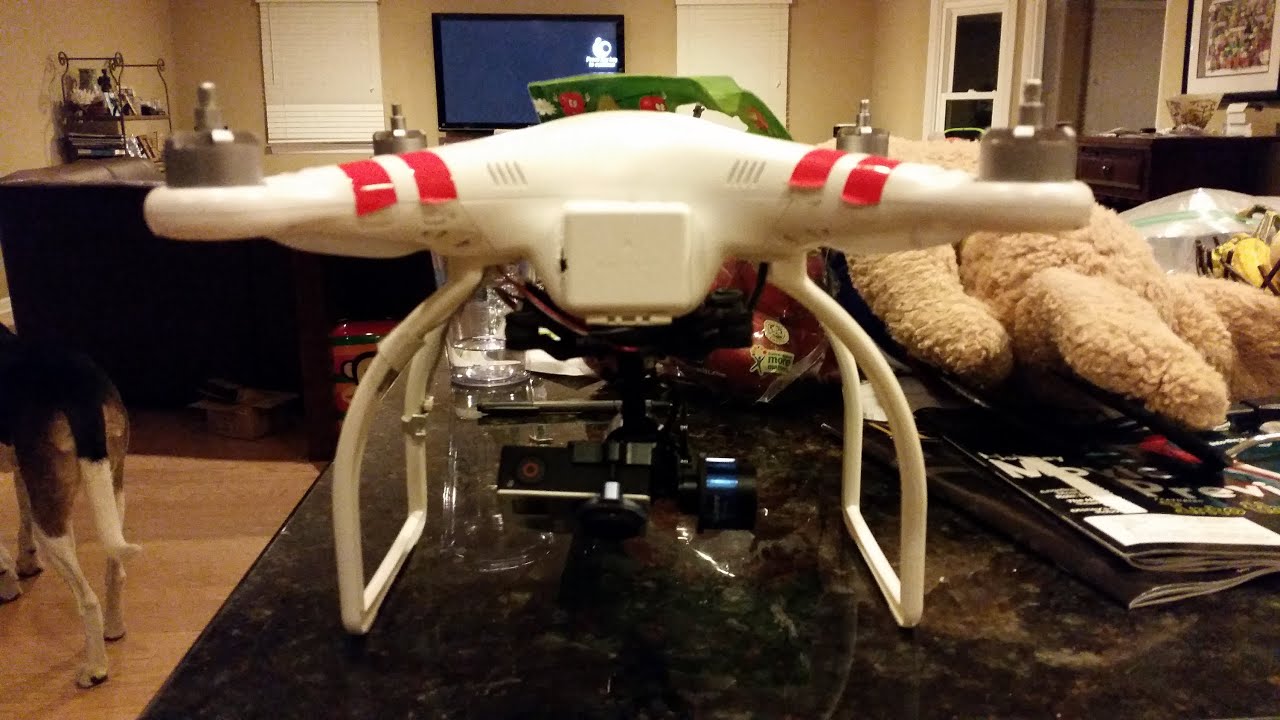 Tarot 2D V2 Installation On DJI FC40 With Phantom Bracket