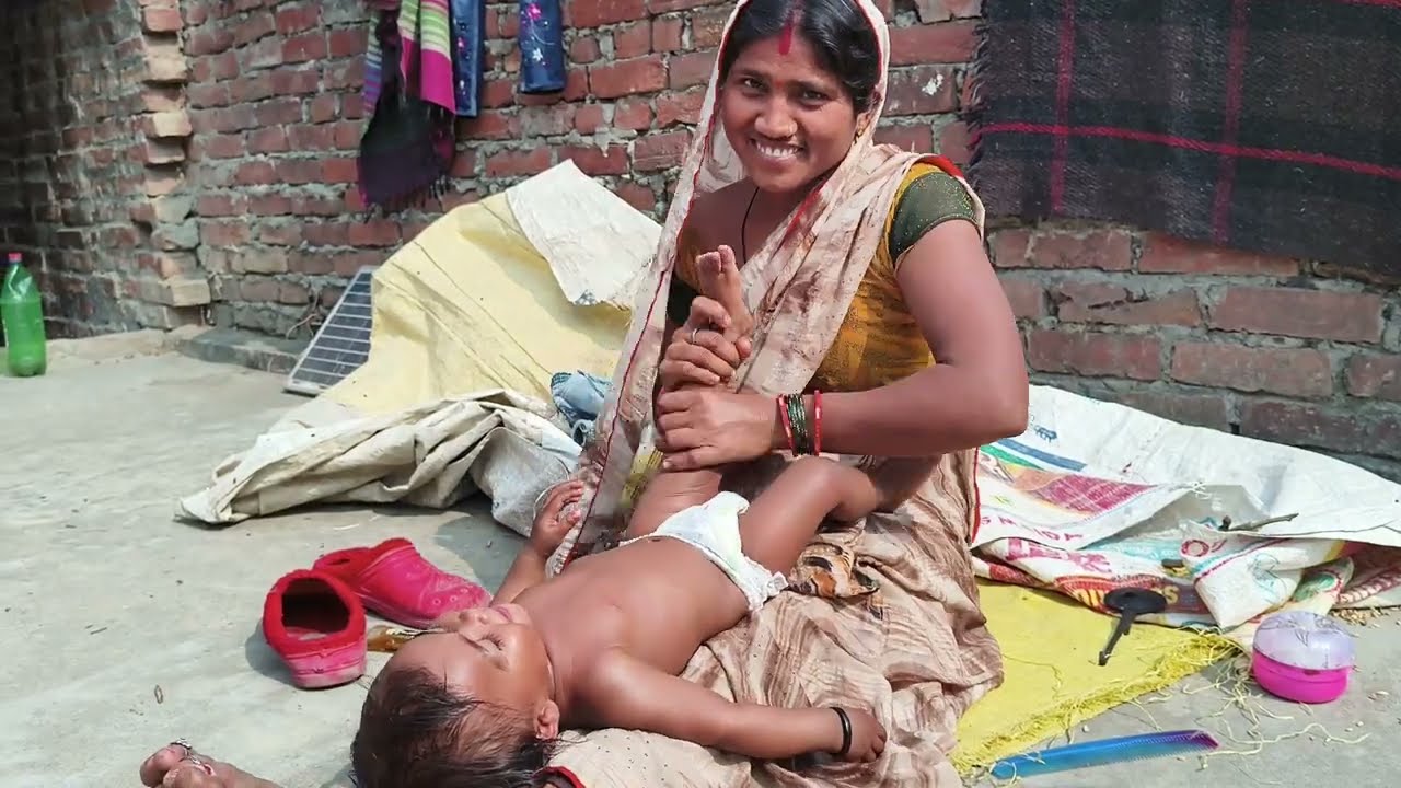 बच्चे को मालिश करने का तरीका || beby massage vlog  