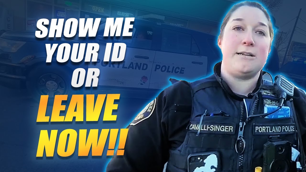 Cops try to intimidate the wrong person and get humiliated.