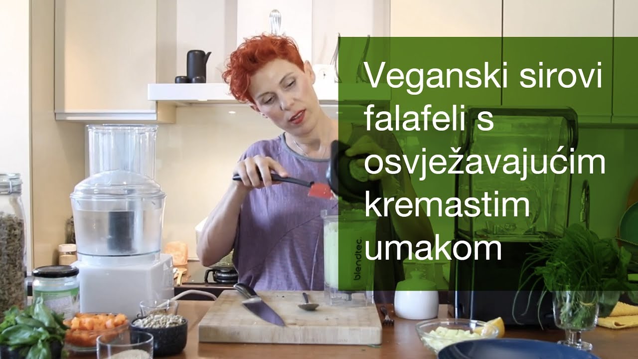 Recept za sirovi veganski ručak: falafeli s osvježavajućim kremastim umakom