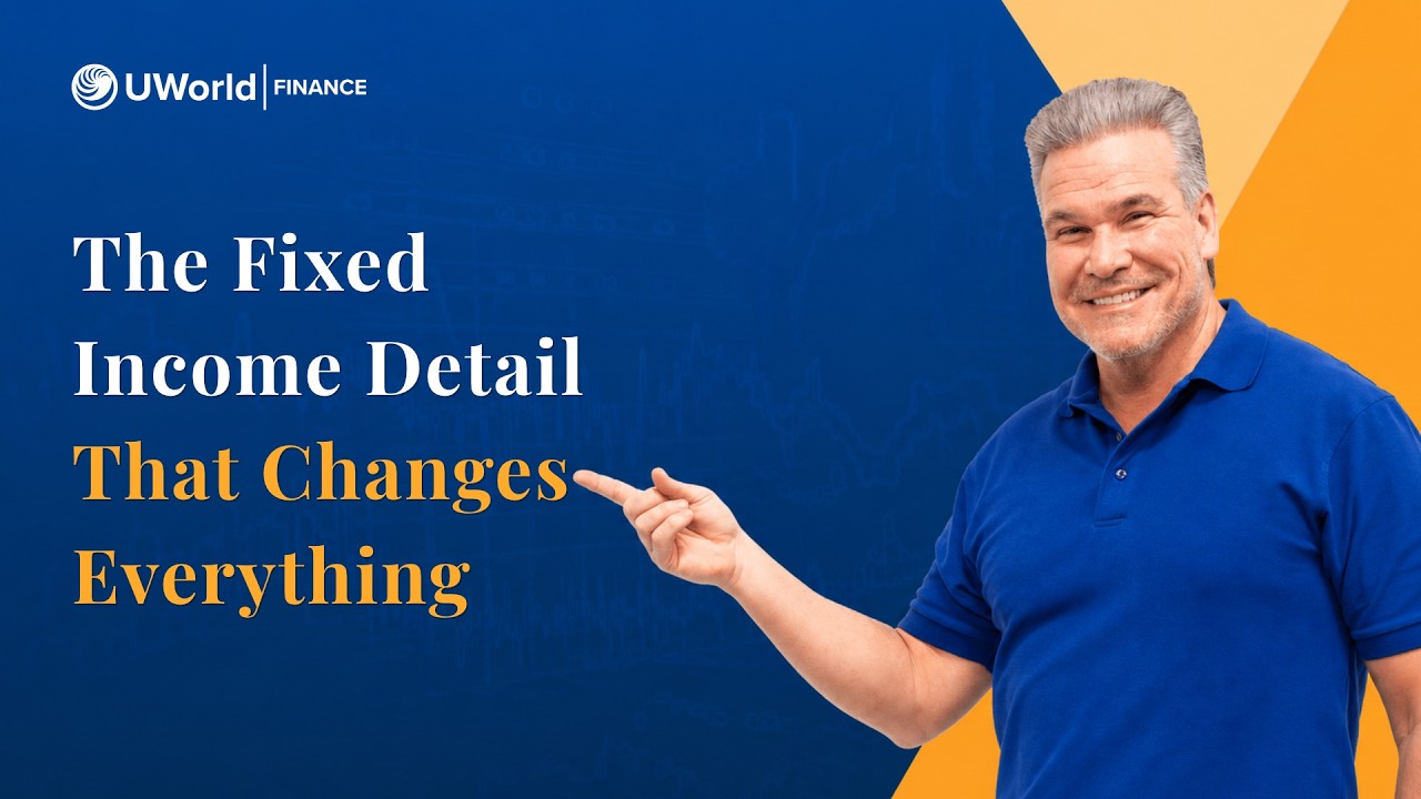 CFA&reg; Fixed Income Cash Flows Explained with Peter Olinto | UWorld CFA Prep