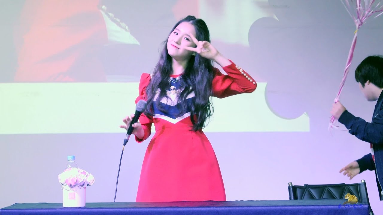 161105 이달의소녀 희진 홍대 팬사인회 퇴장 4K영상