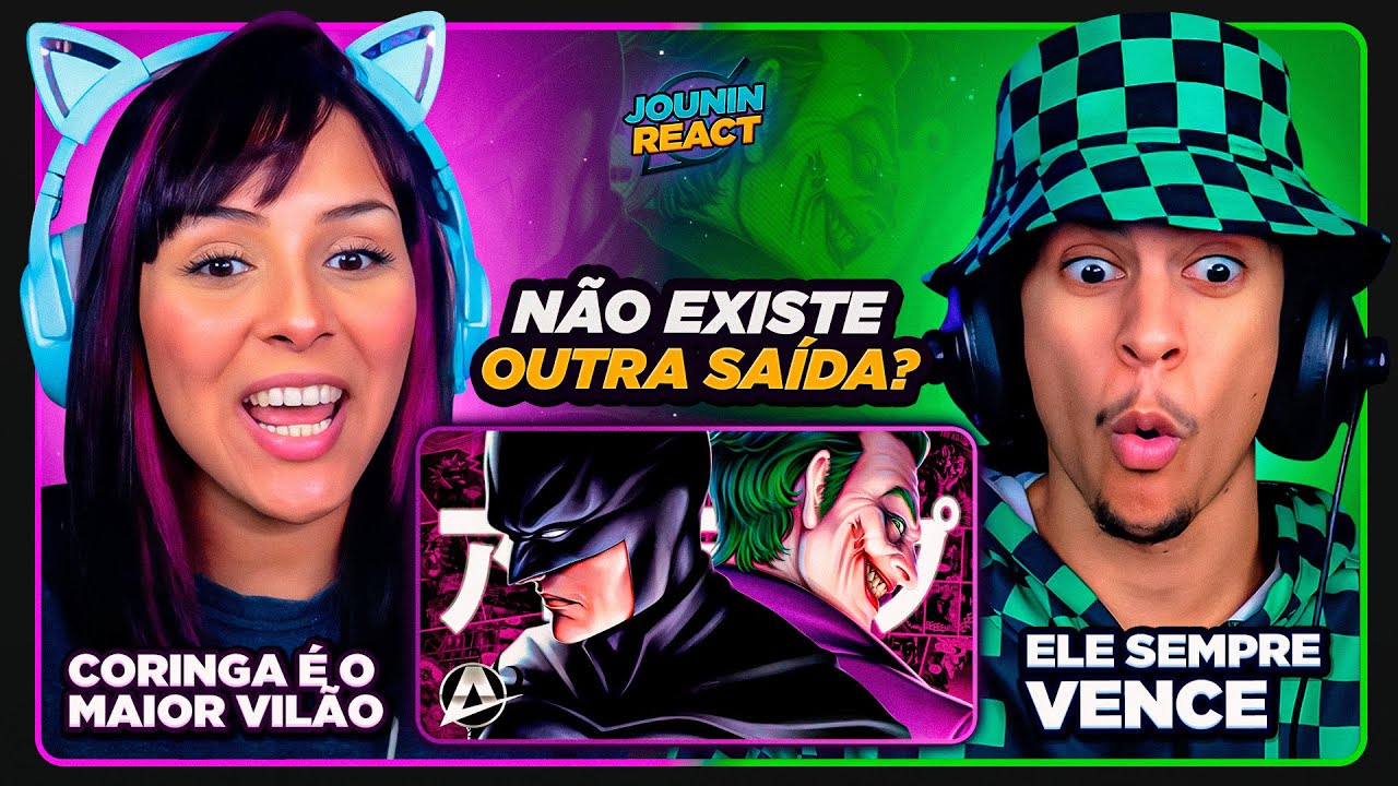 Os Três Finais | Batman e Coringa | AniRap | [React em Casal] 🔥