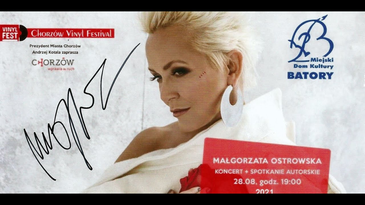 Małgorzata Ostrowska w MDK BATORY w Chorzowie.