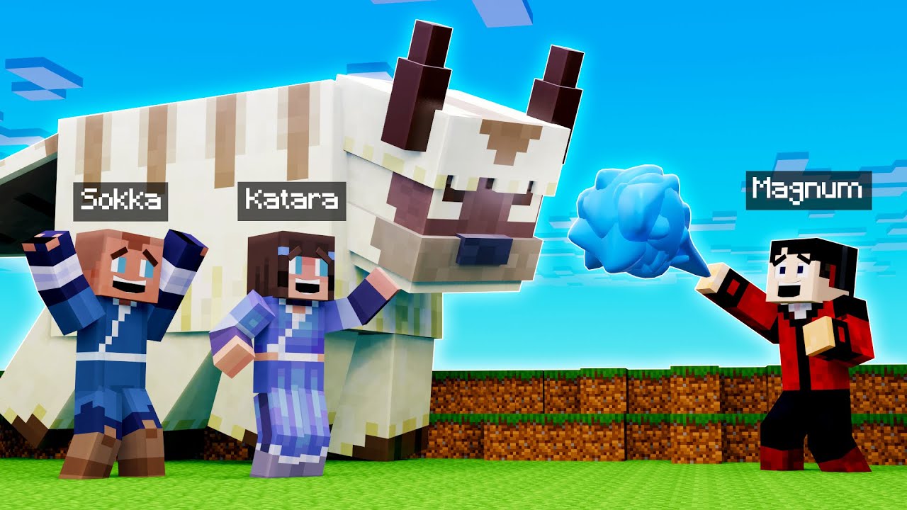 ME CONVIERTO EN EL AVATAR! 🌊🤣 | Minecraft