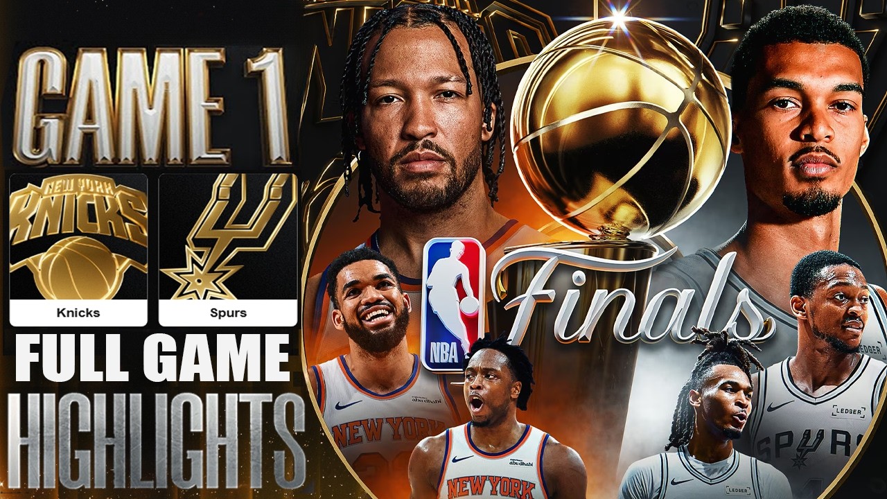 New York Knicks Vs San Antonio Spurs Full Game 1 Highlights - June 3,2026 | NBA - FINALS