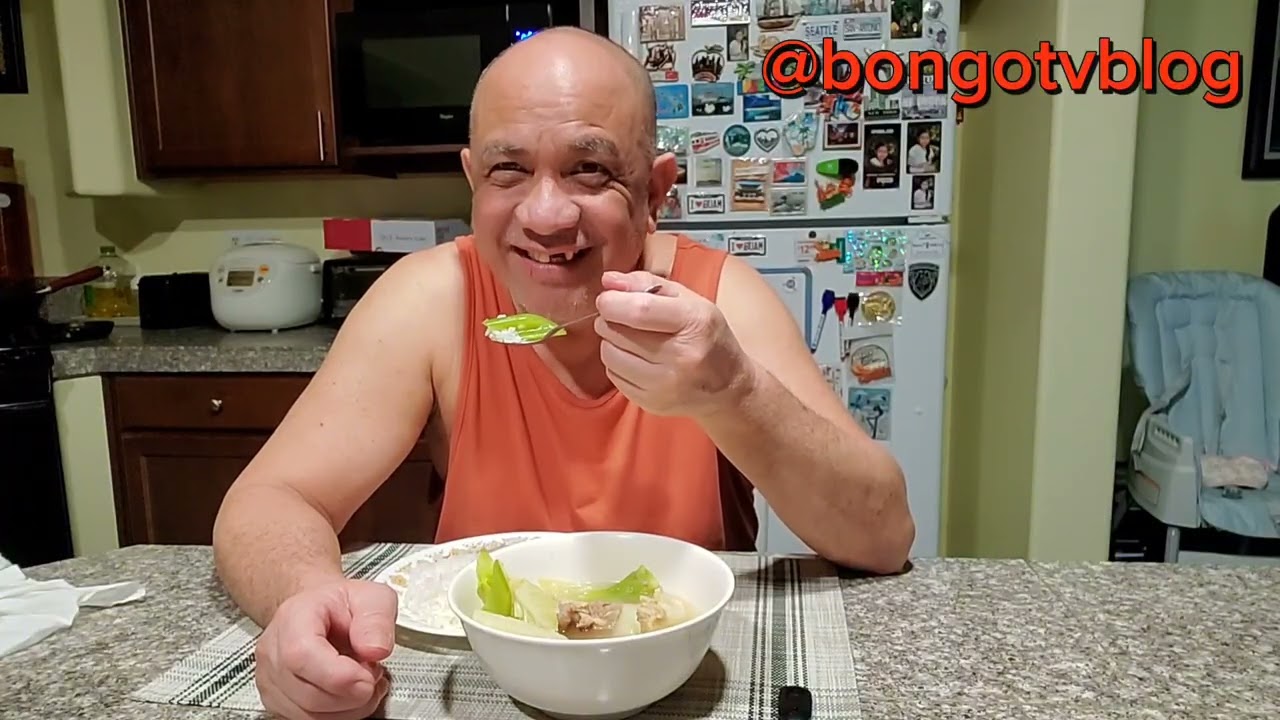 Dinner natin for tonight nilagang manok bawal na ang beef