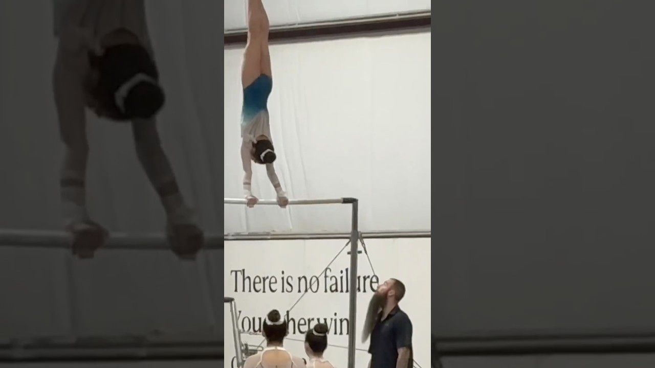 Bailey&rsquo;s level 6 bars routine 1st place #bars #gymnastics #gymnast #shorts #short #gymnasticsbars