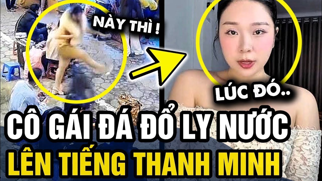 Vụ ĐÁ CỐC NƯỚC của khách ngồi chờ xe trước cửa nhà, nữ tiktoker LÊN TIẾNG GIẢI THÍCH | Tin 3 Phút