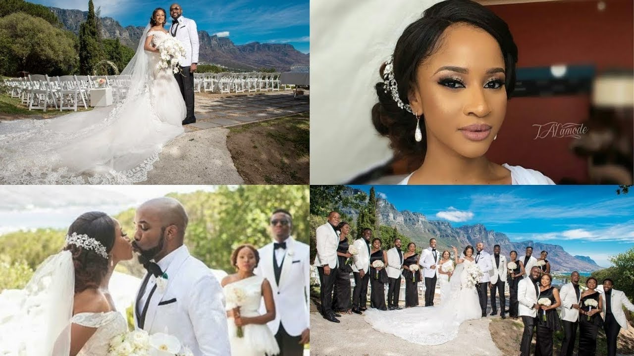 BankyW And Adesua Etomi White Wedding In Cape Town #BAAD2017