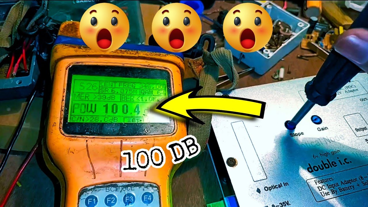 How to add just optical receiver to amplifier 100 DB/ IDC Optical node/revers DC node / tech Bijoy