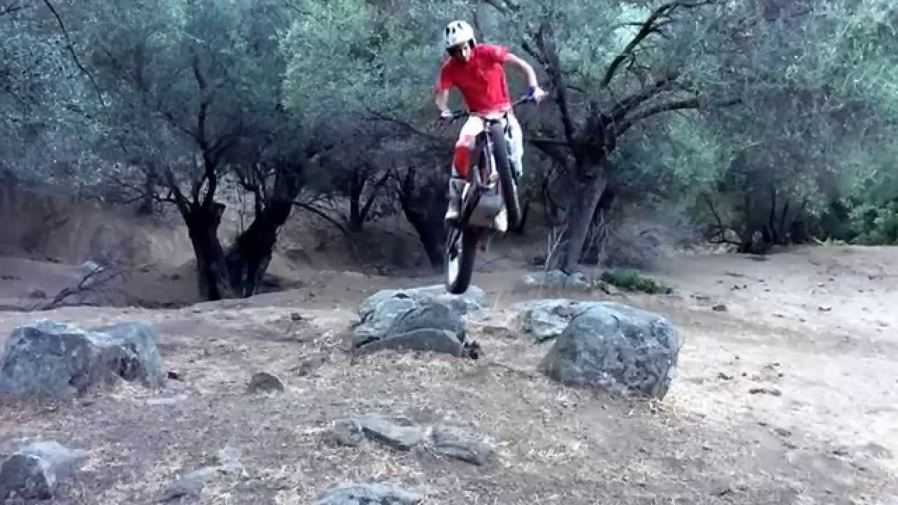 Ralenti Anthony Charlier Trial Training zone Palazzi Corsica TMCB