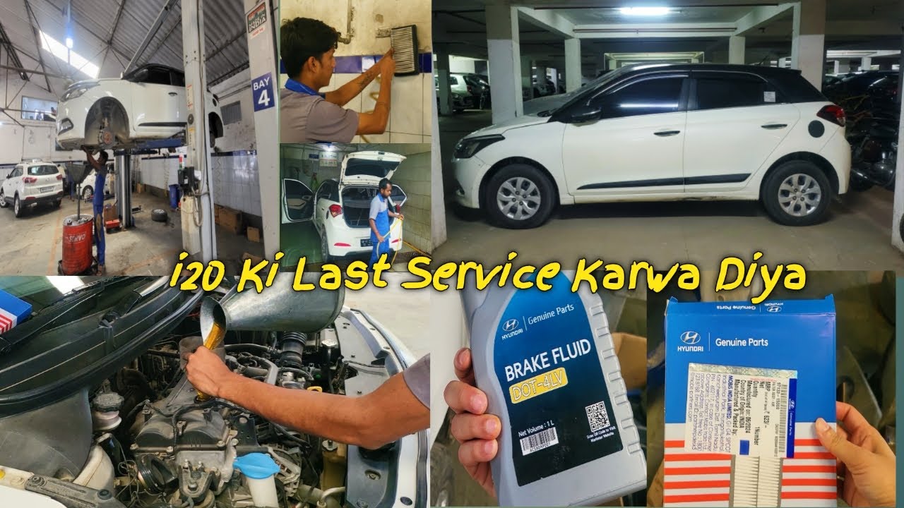 i20 Ka Last Service Karwa Diya | i20 Petrol Service Cost 😲| Apni i20 Sell Kar Raha @hyundaiindia