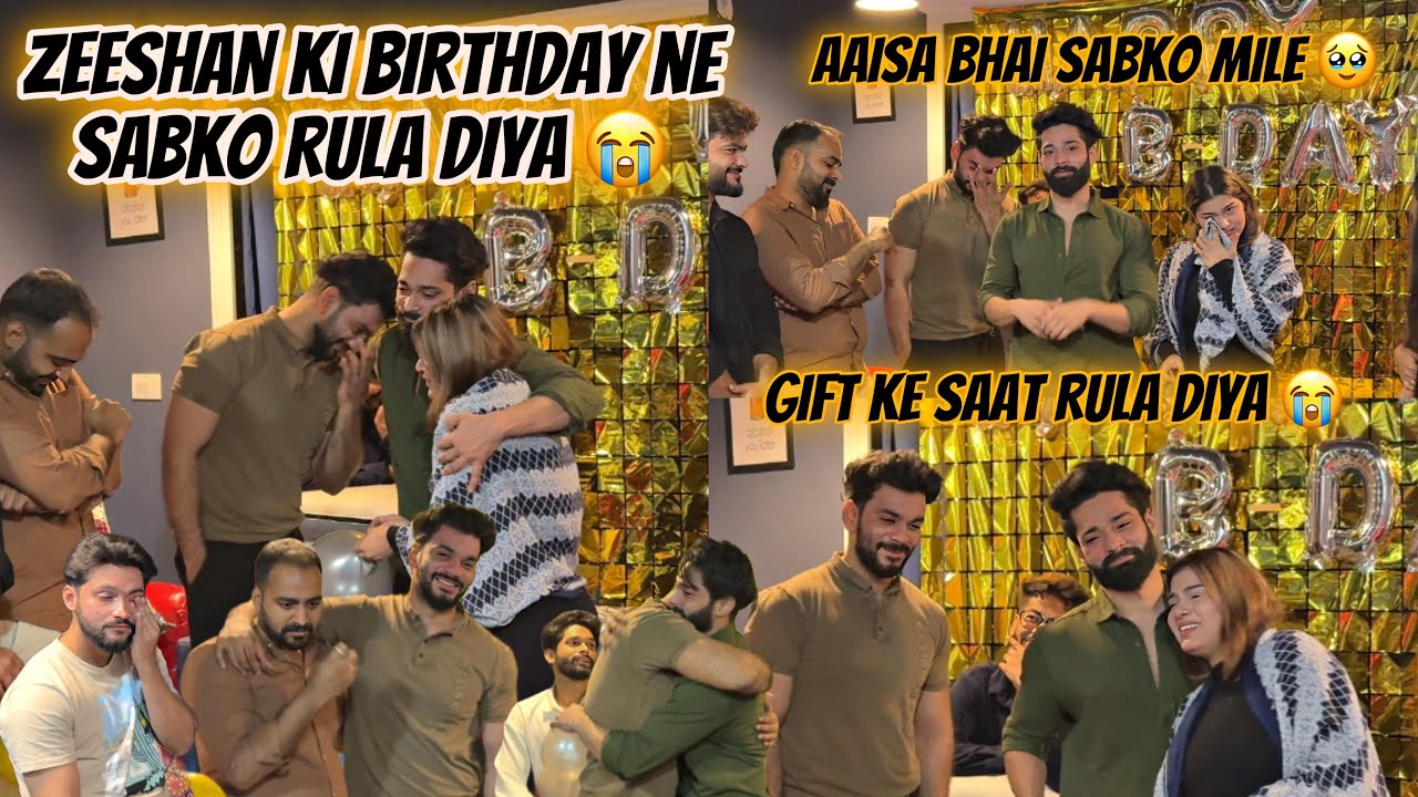Zeeshan Ki Birthday Ne Sabko Rula Diya 😭 Bhai Ho To Aisa Ayesha Ne Boli  | Fokats | Abresh & Zeeshan
