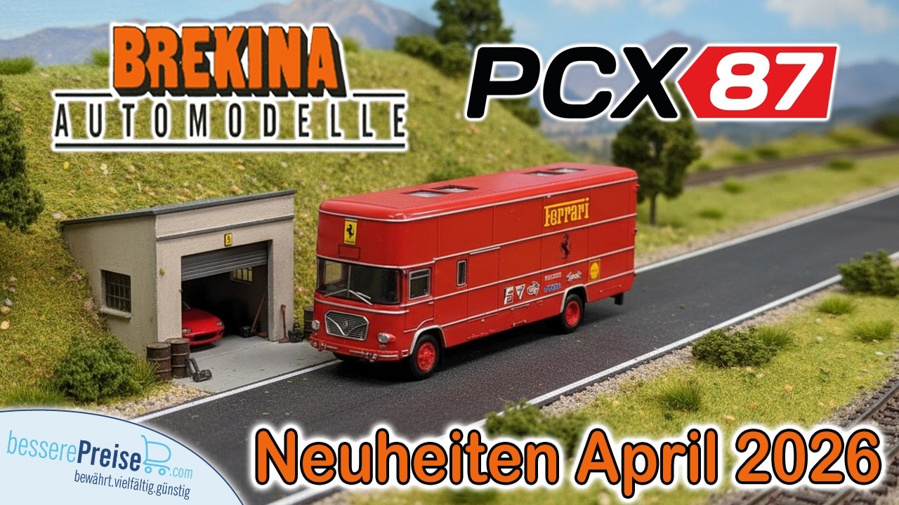 Brekina und PCX87 Modellauto Neuheiten April 2026 | Spur H0