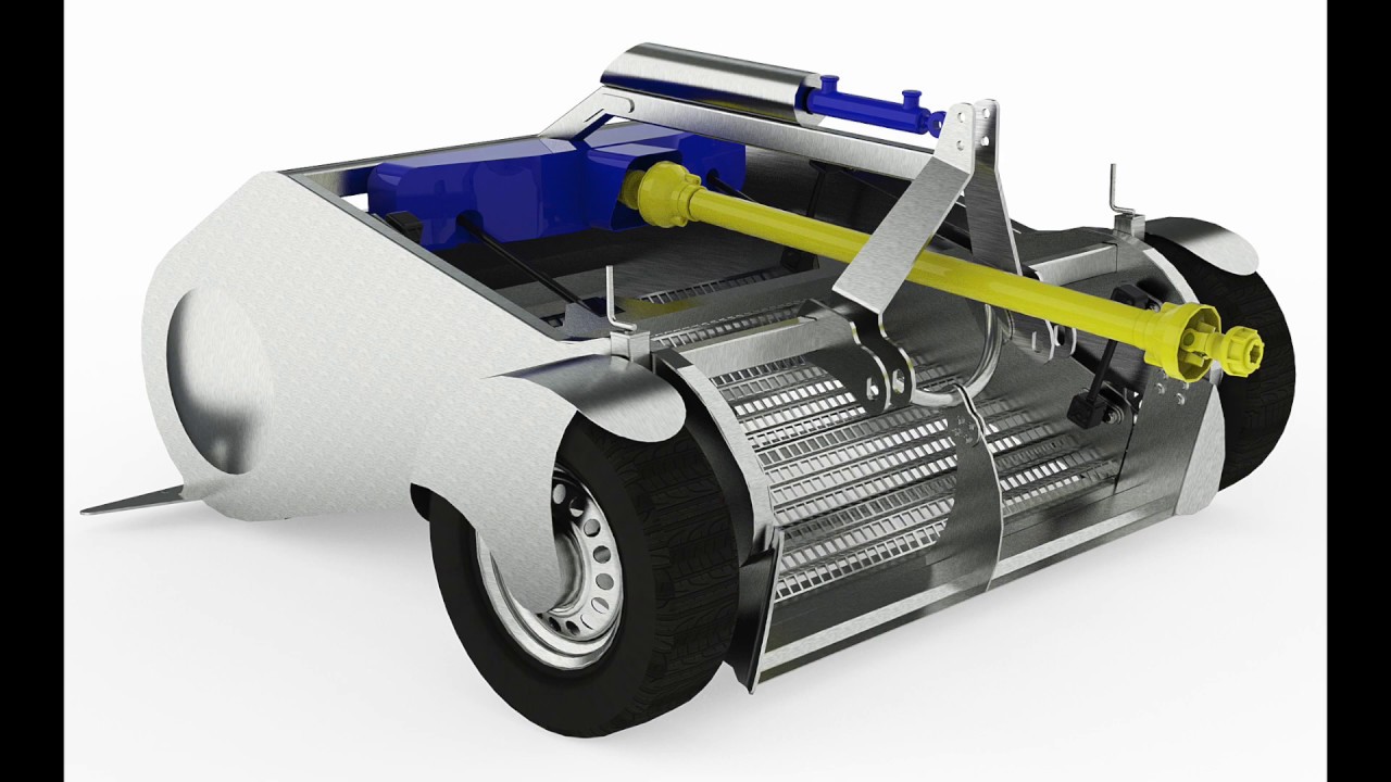 Машина для очистки пляжа RMZ SM-1, Beach cleaning machine RMZ SM-1