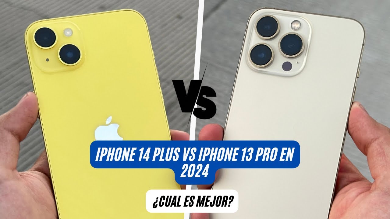 IPHONE 14 PLUS VS IPHONE 13 PRO EN 2024 | ¿CUAL COMPRAR? | AndroOne