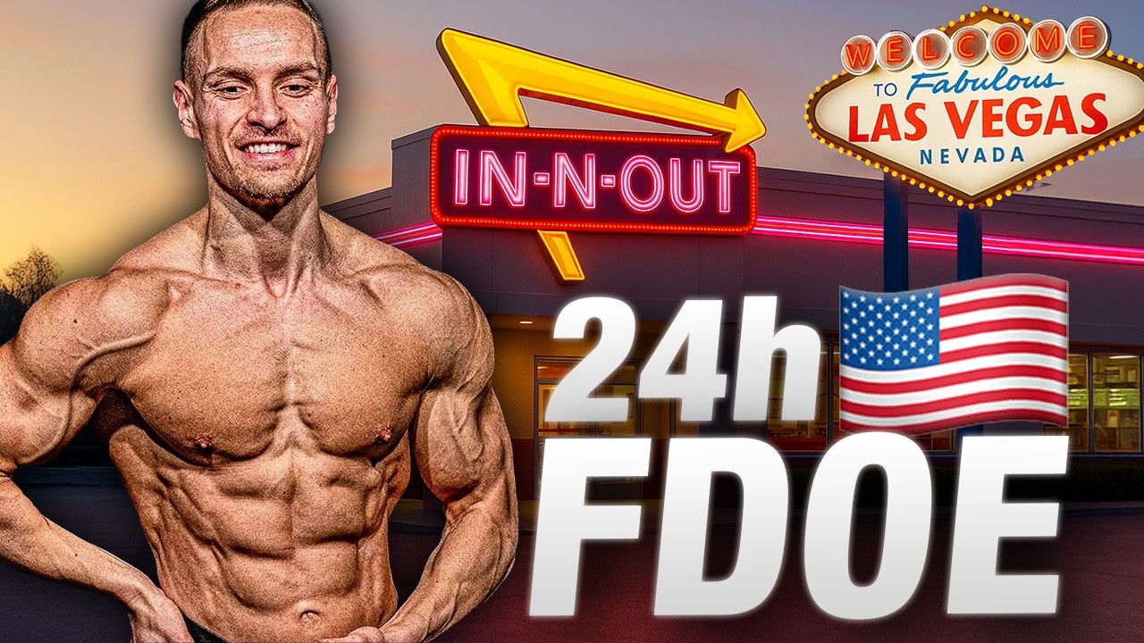 24h in Las Vegas! Cheat Meal Eskalation & Gym Tour!