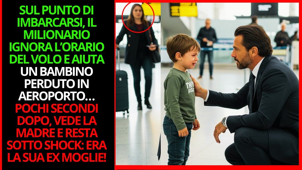 IN AEROPORTO, UN GESTO DI CUORE SI TRASFORMA IN SHOCK PER IL MILIONARIO!