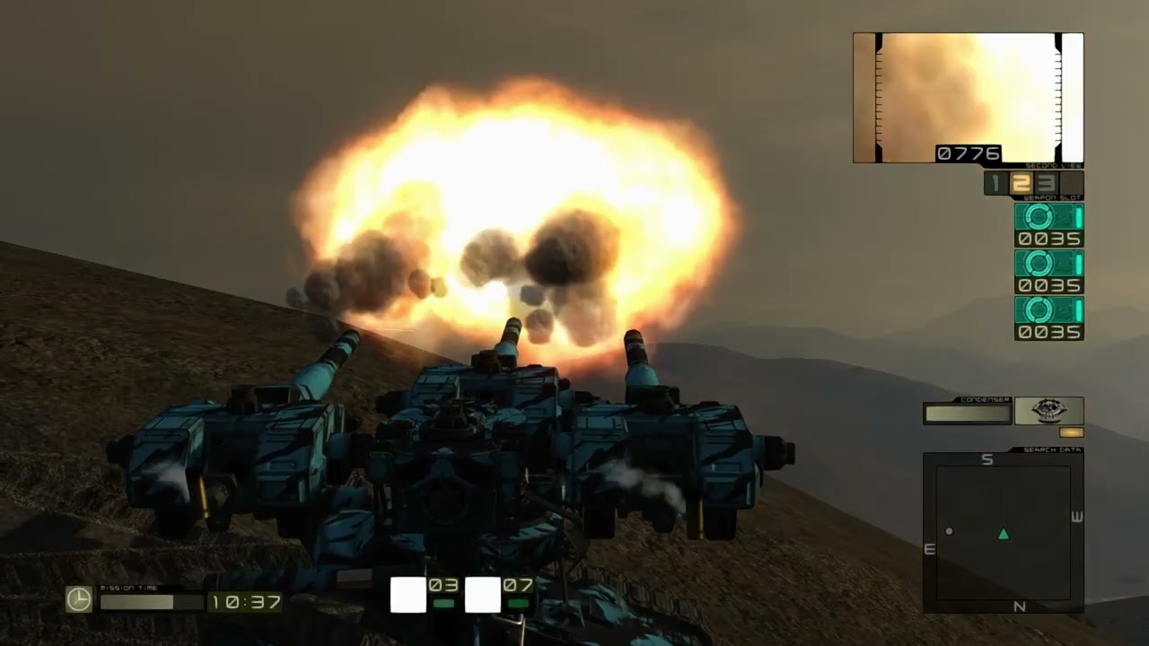Chromehounds 3v3 War Style Match!!! (Footage 76)