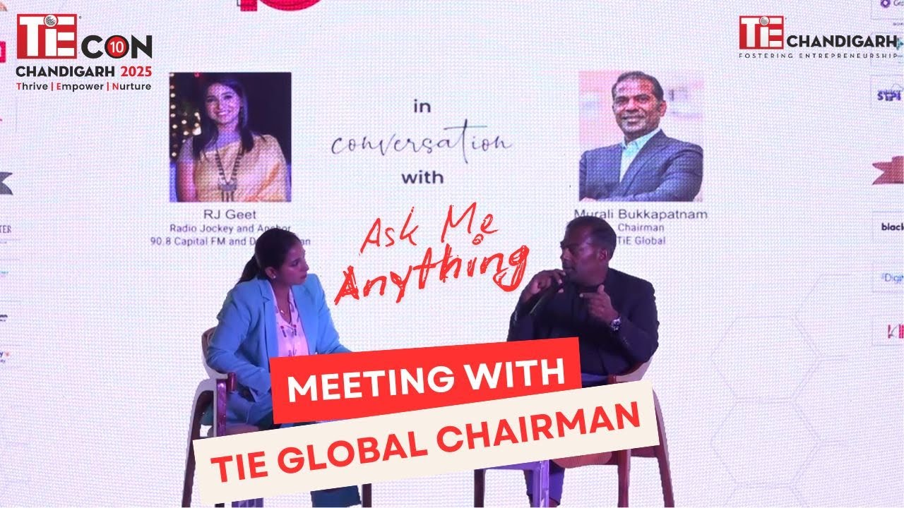 Meeting with TiE Global Chairman - Ask Me Anything | TiE Chandigarh