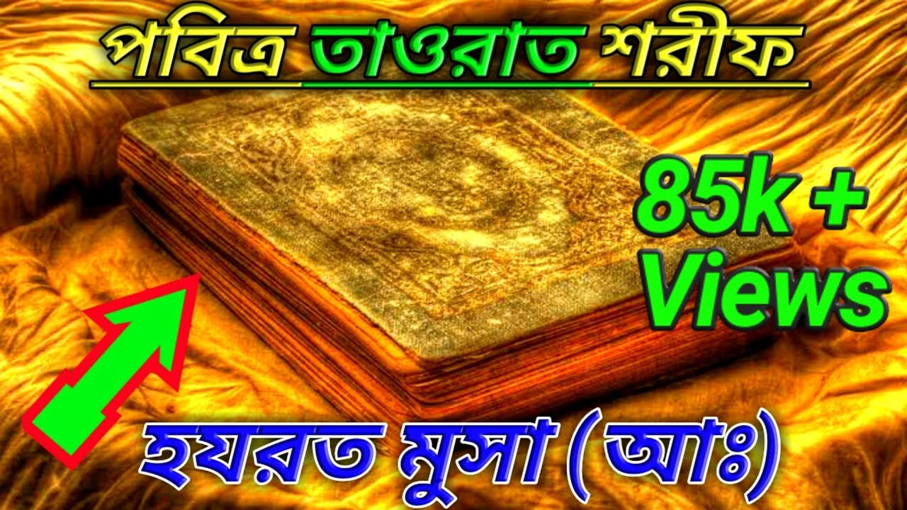 তাওরাত কিতাব বাংলা | তাওরাত যাবুর ইঞ্জিল কোরআন || taurat kitab bangla | tawrat holy book in bengali
