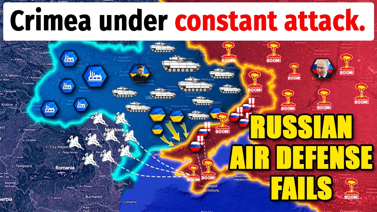 Russian Air Defense Forced to Reposition Near Crimea