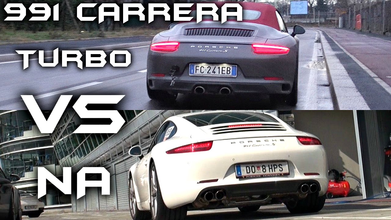 Porsche 991 Carrera 3.0 TURBO VS. 3.8 NATURALLY ASPIRATED - Sound Comparison!