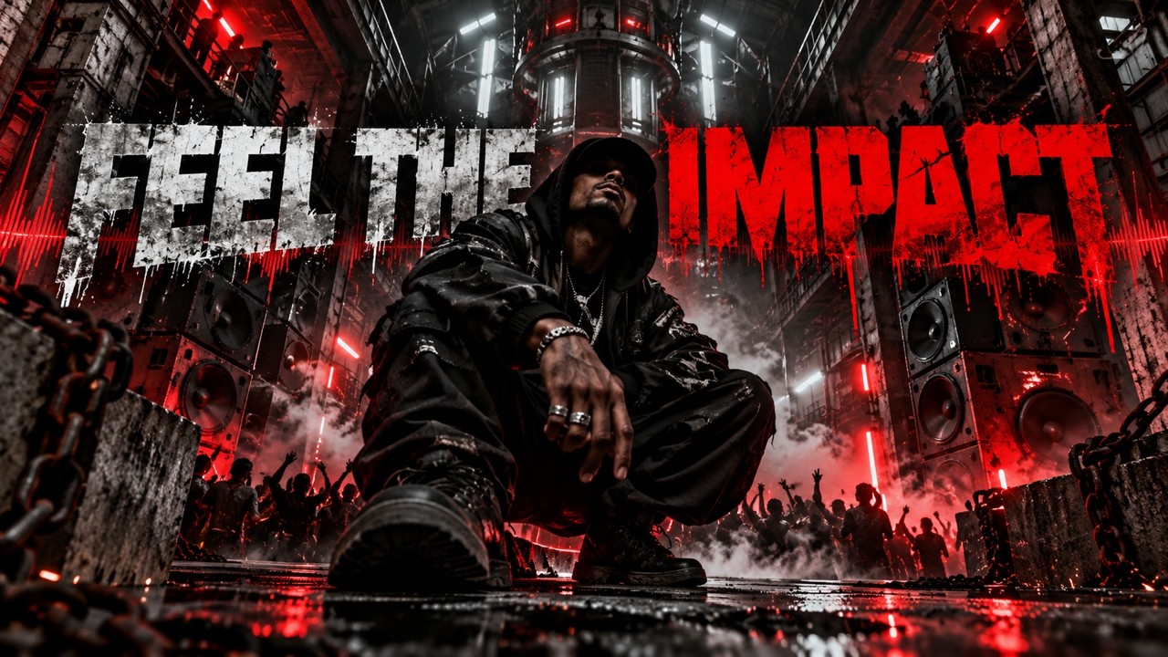 Feel the Impact (Industrial Techno x Rap Visualizer)