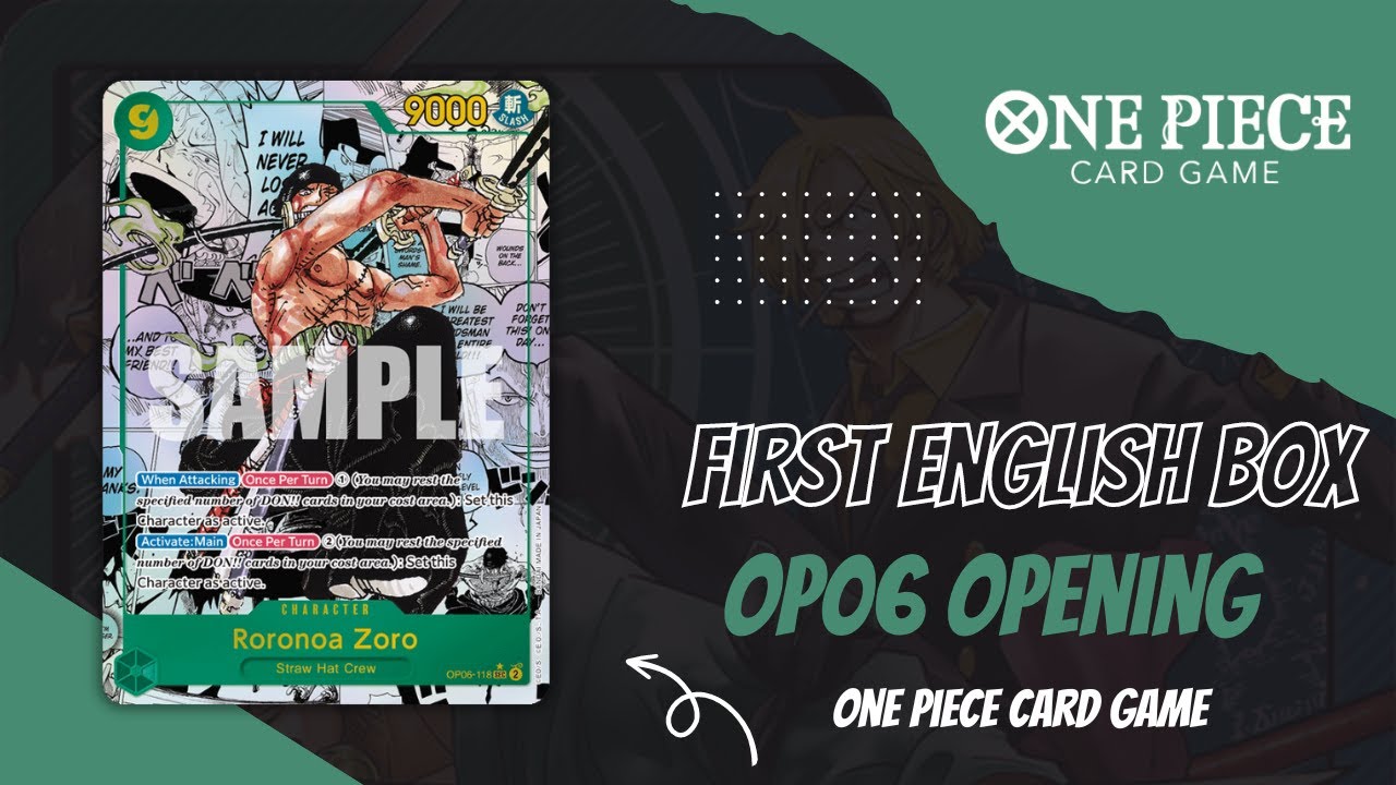 OP06 Booster box - One Piece Wings of the Captain Opening