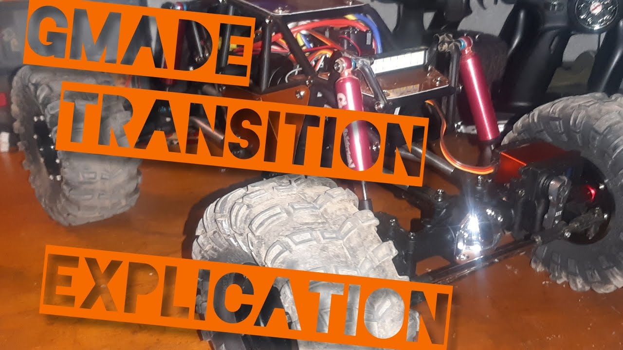 merci❗ Gégé rc 👍👍 . utilisation amortisseur Gmade transition 1:10 rc crawler .