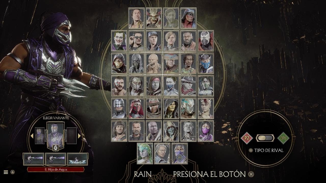 Todos Los Personajes +DLC Mortal Kombat 11  
