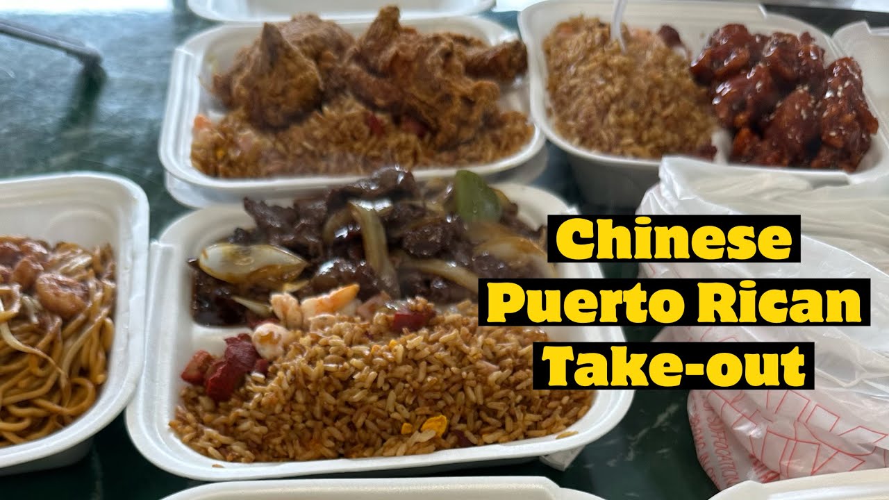 Chinese Puerto Rican take-out in Orlando, Fl. Eating at Palacio Chino (Chino Latino)