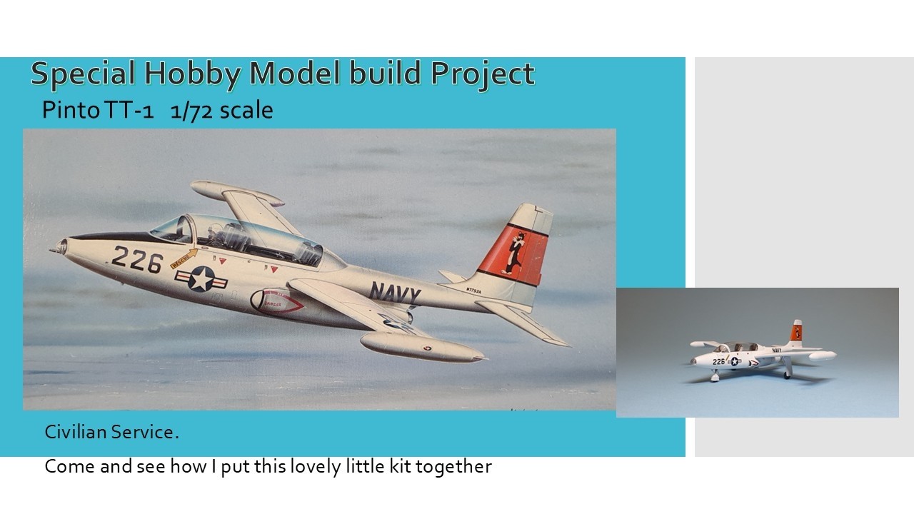 Special Hobby's 1/72 scale, Pinto TT1 scale model aircraft build project (Full Build)