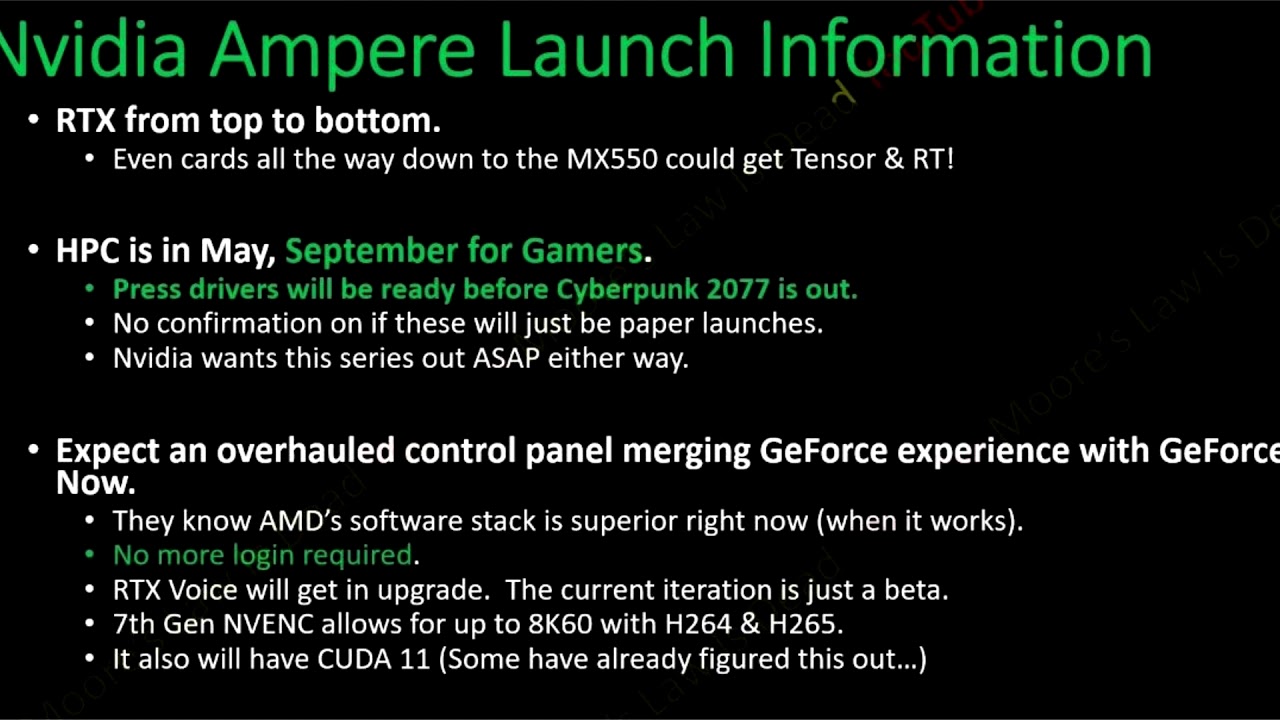 NVIDIA RTX 3080 Ti and GA102 Ampere Specs, Other Juicy Bits Revealed