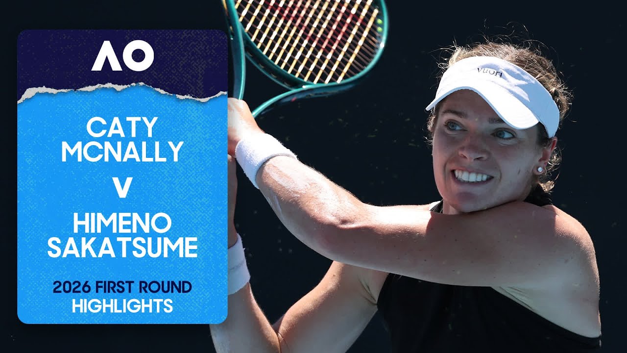 Caty McNally v Himeno Sakatsume Highlights | Australian Open 2026 First Round