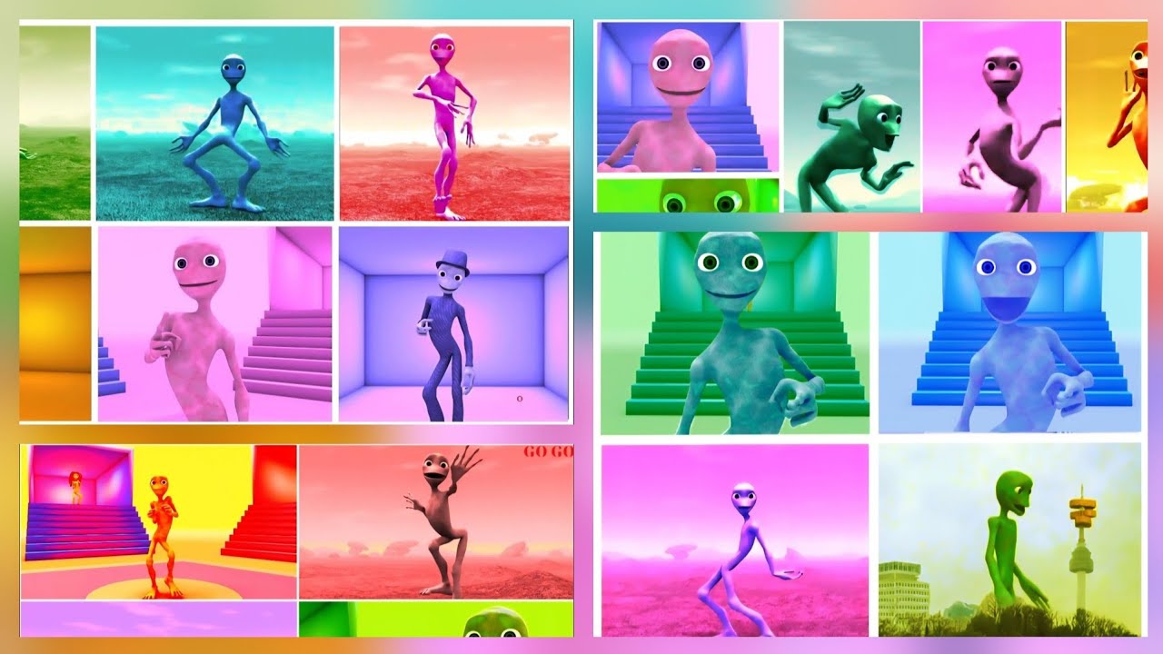 Best Alien Dance Compilation &ndash; Viral Cosmic Moves