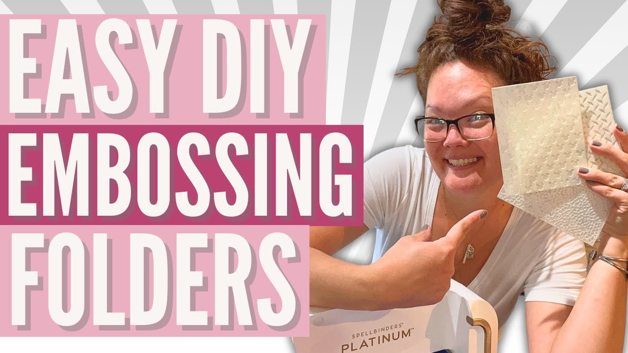 Create Your Own Custom Embossing Folders With Your Cricut - Easy Diy Tutorial!