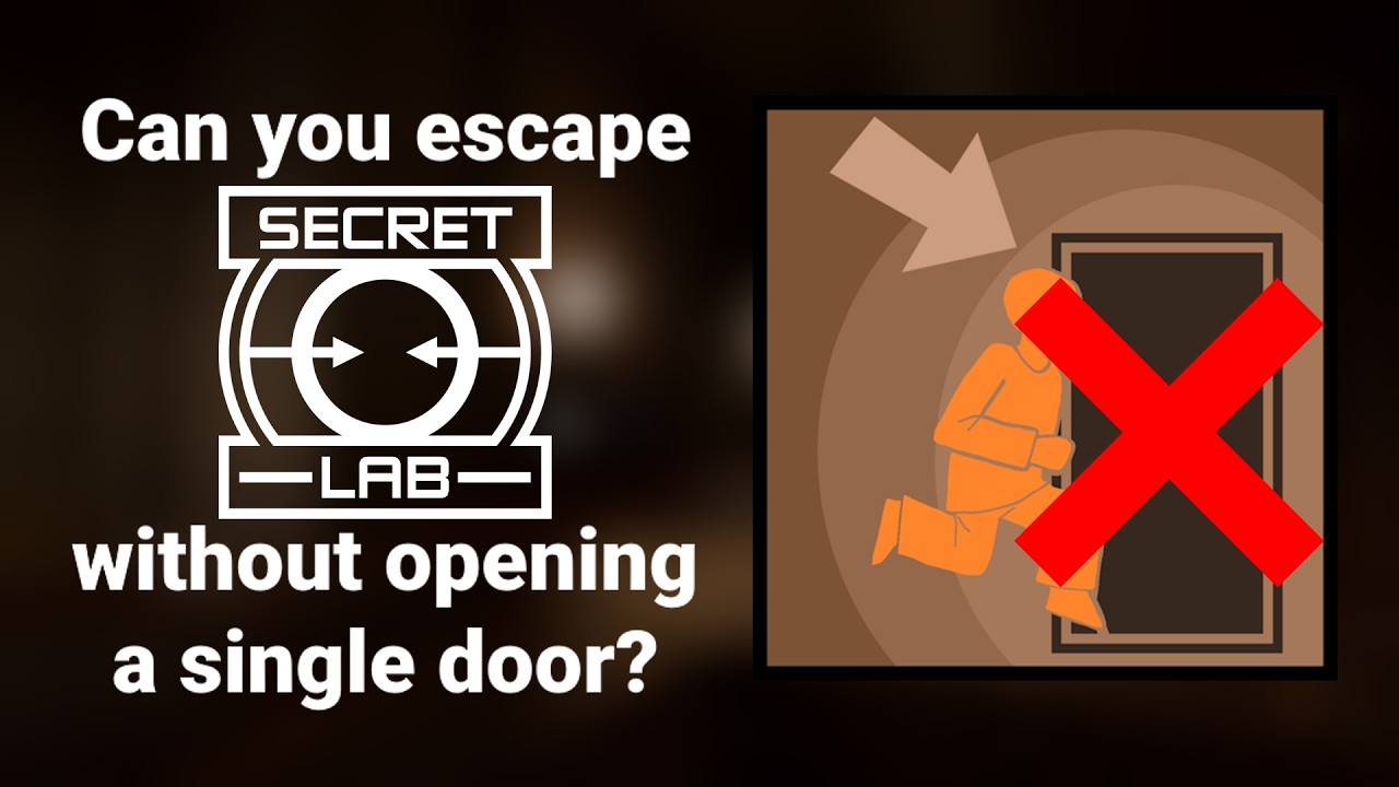 CAN YOU ESCAPE SCP: SECRET LABORATORY WITHOUT OPENING A SINGLE DOOR