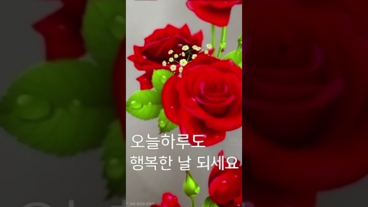 하루는 짧지만 이 짧은 하루가 당신에게 무한한 행복으로 가득했으면 좋겠습니다.