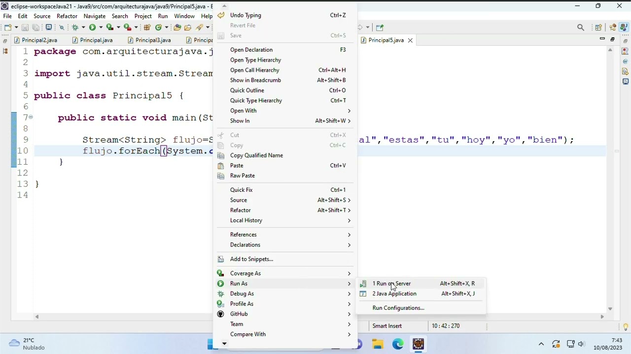 Java 9 Streams y Optionals