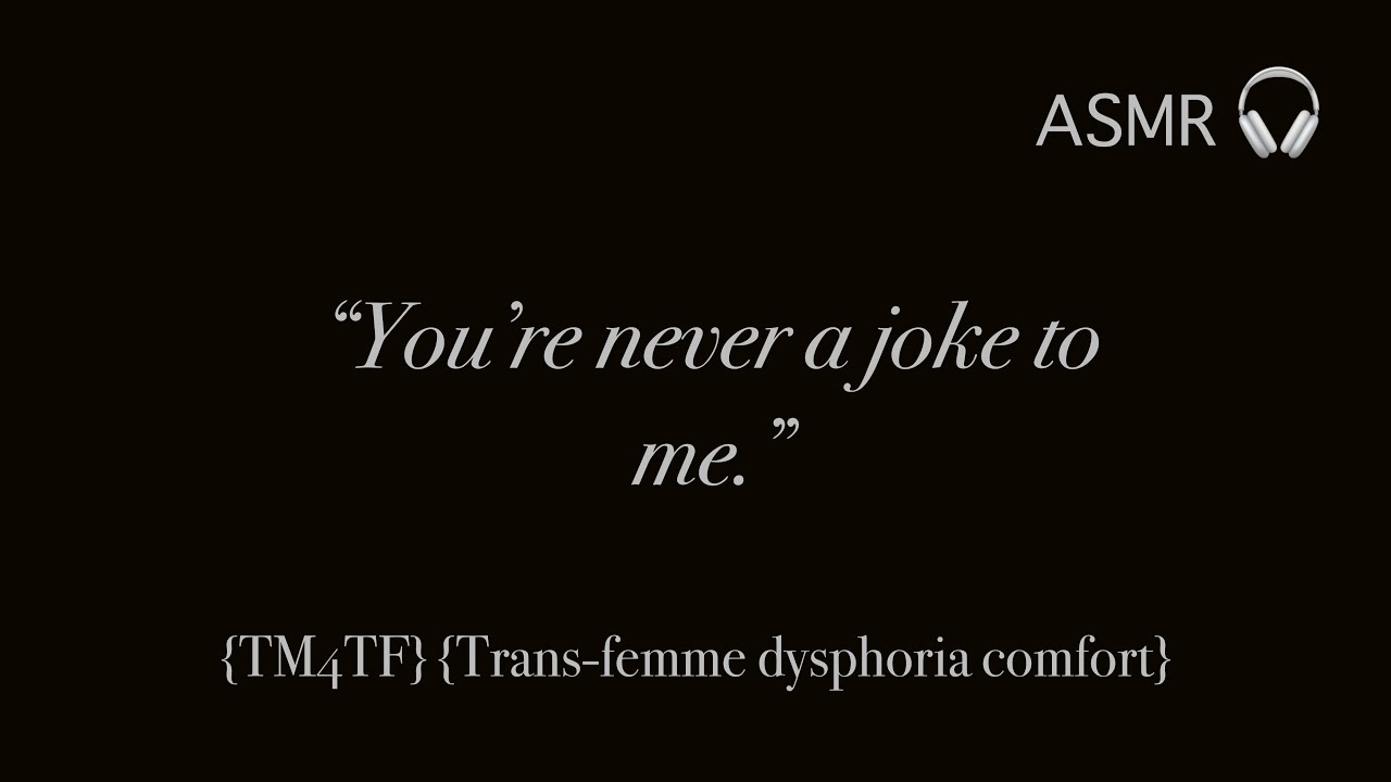 [TM4TF] early morning cuddles & dysphoria comfort with tired boyfriend [bf asmr][sleep aid][M4F]