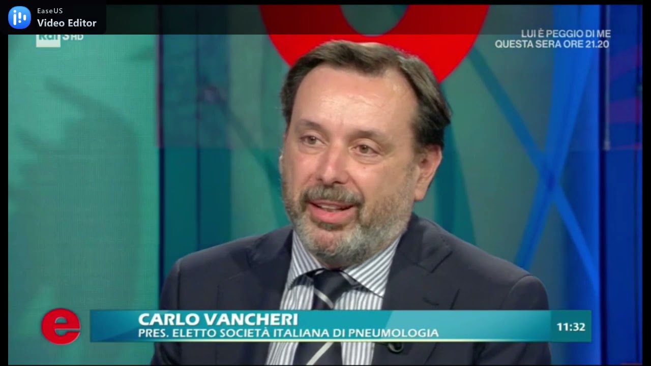 Il Prof. Carlo Vancheri ospite della puntata di Elisir del 23/09/2021