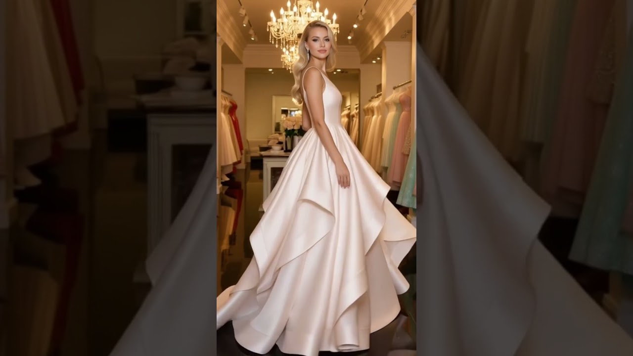 Glamour Glow 💫 | Luxury Dress Show #LuxuryStyle #FashionShow #ChicAuraStyle #DesignerDress #glam