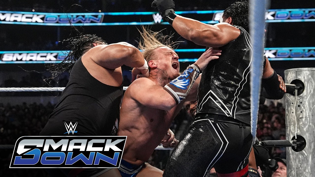 The MFTs brawl with Carmelo Hayes, Ilja Dragunov and more: SmackDown highlights, Feb. 13, 2026