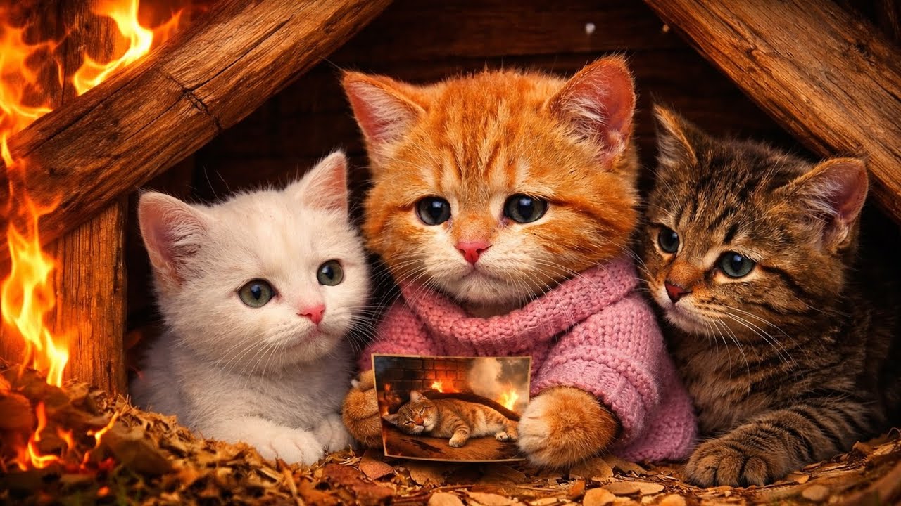  Jalti Aag Se Bachayi Zindagi 😭 | Brave Kitten Mimmi Emotional Rescue Story | Cat Family Story”