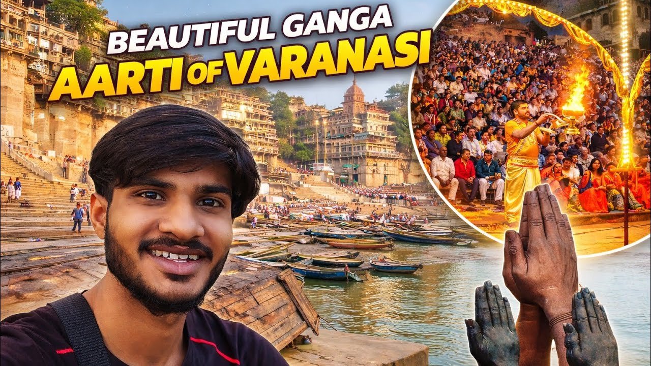 Ganga Aarti at Asshi Ghat The Best Place in Varanasi | Shivudesiii Vlogs