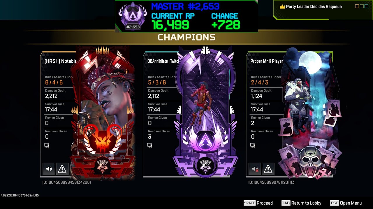 (VOD) We lost it but we are taking Masters back right now